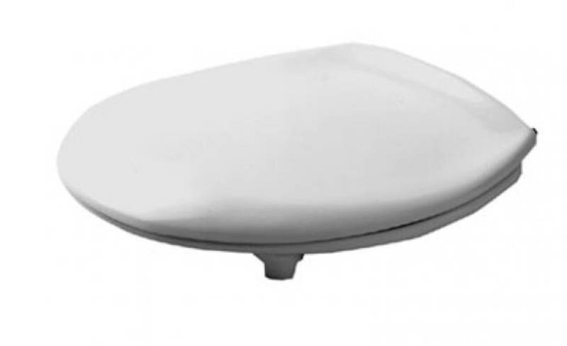 Duravit WC Sitz Architec mit Winkelpuffern, Scharniere edelstahl, 0062810000 von Duravit