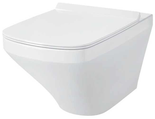 Duravit WC-Sitz DuraStyle mit SoftClose Scharniere edelstahl, 0063790000 von Duravit