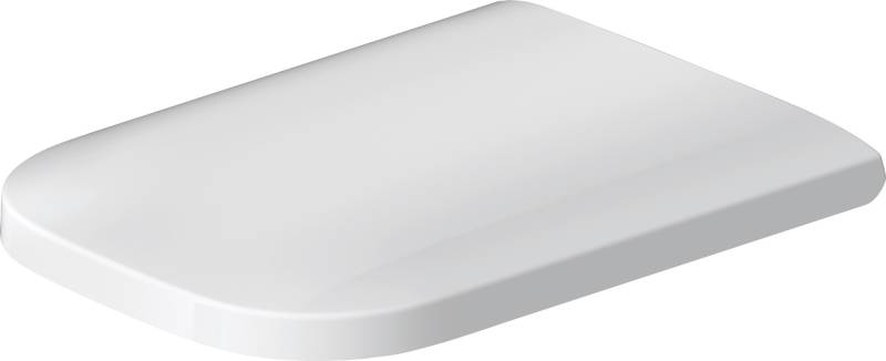 Duravit WC-Sitz Happy D.2 mit SoftClose Scharniere edelstahl, verlängerte Ausführung für Spülrandlose WC, 0064690099 von Duravit