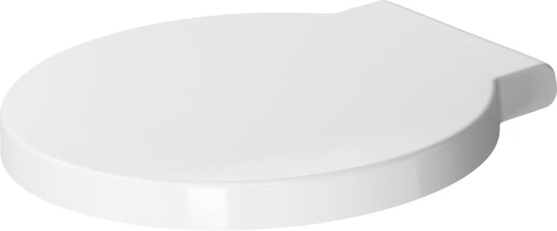 Duravit WC Sitz Starck 1 mit SoftClose Scharniere edelstahl, 0065880099 von Duravit