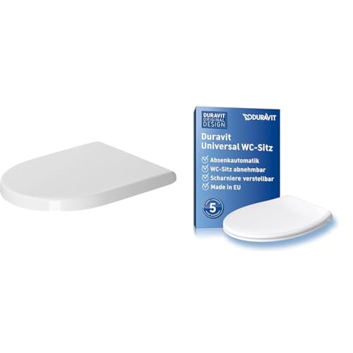 Duravit WC-Sitz Starck 3, Toilettendeckel mit Absenkautomatik & Universal Toilettendeckel mit Absenkautomatik von Duravit