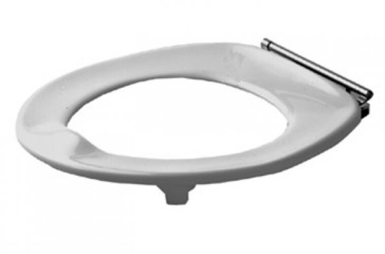 Duravit WC Sitzring Architec mit Winkelpuffern, Scharniere edelstahl, 0062910000 von Duravit