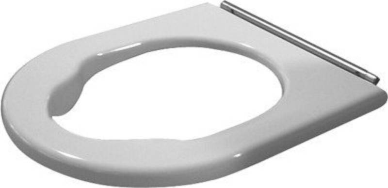 Duravit WC Sitzring Starck 3 Vital, Scharniere edelstahl, 0062610000 von Duravit