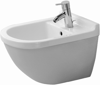 Duravit Starck 3 Wand Bidet Weiß Hochglanz 540 mm - 22801500001 22801500001 von Duravit