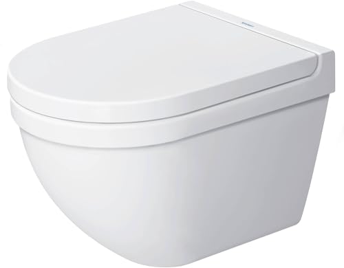 Duravit Wand WC (ohne Deckel) Starck 3 Compact 485 mm, Tiefspüler, Durafix, weiss, 2227090000 von Duravit