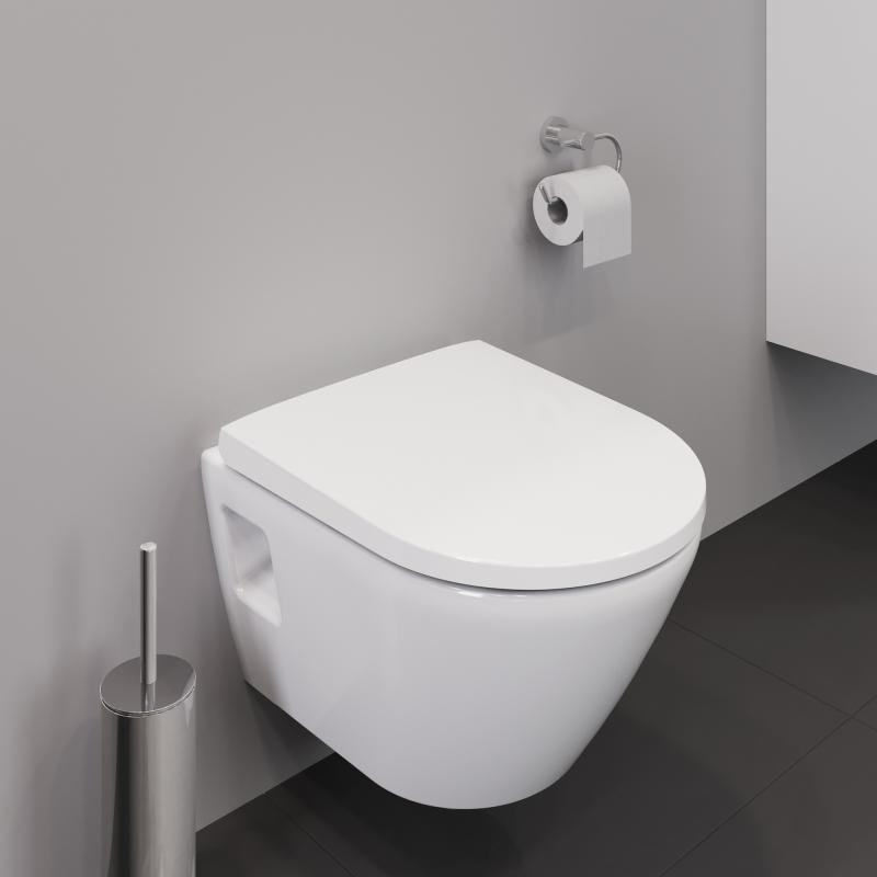 Duravit D-Neo WC-Set wandhängend 370x540x400 mm - 45780900A1 45780900A1 von Duravit