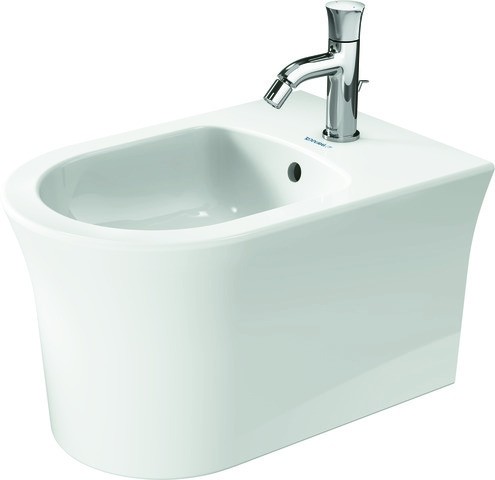 Duravit White Tulip Wand Bidet Weiß Hochglanz 540 mm - 2293150000 2293150000 von Duravit