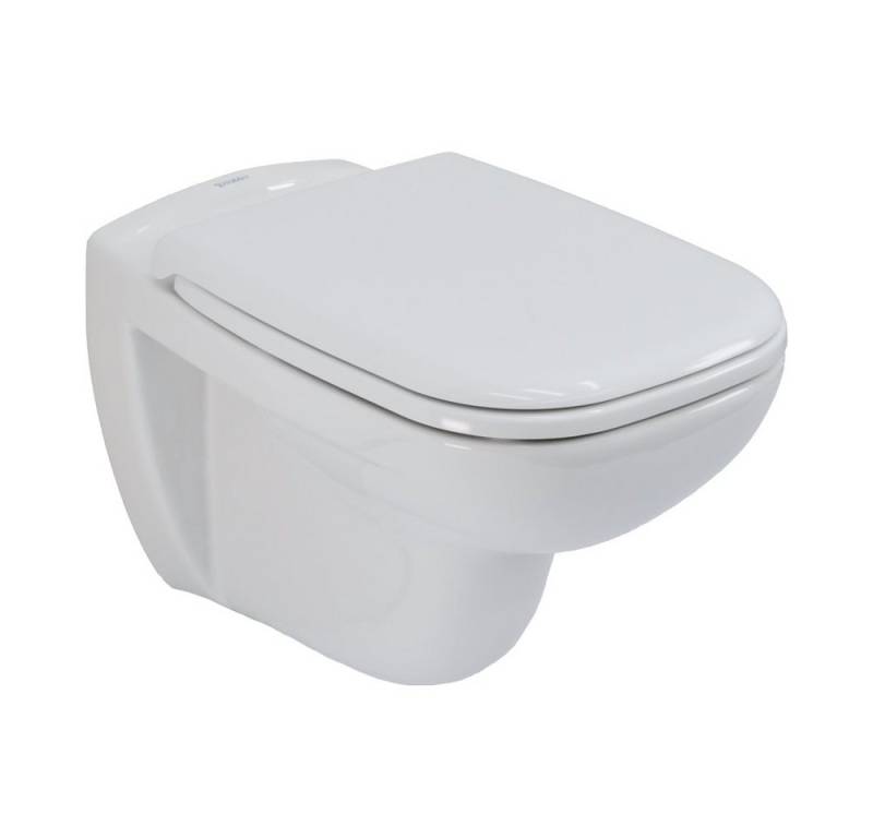 Duravit WC-Komplettset Duravit Set Wand-Tiefspül-WC rimless D-Code, 355x545x355mm und WC-Sitz von Duravit