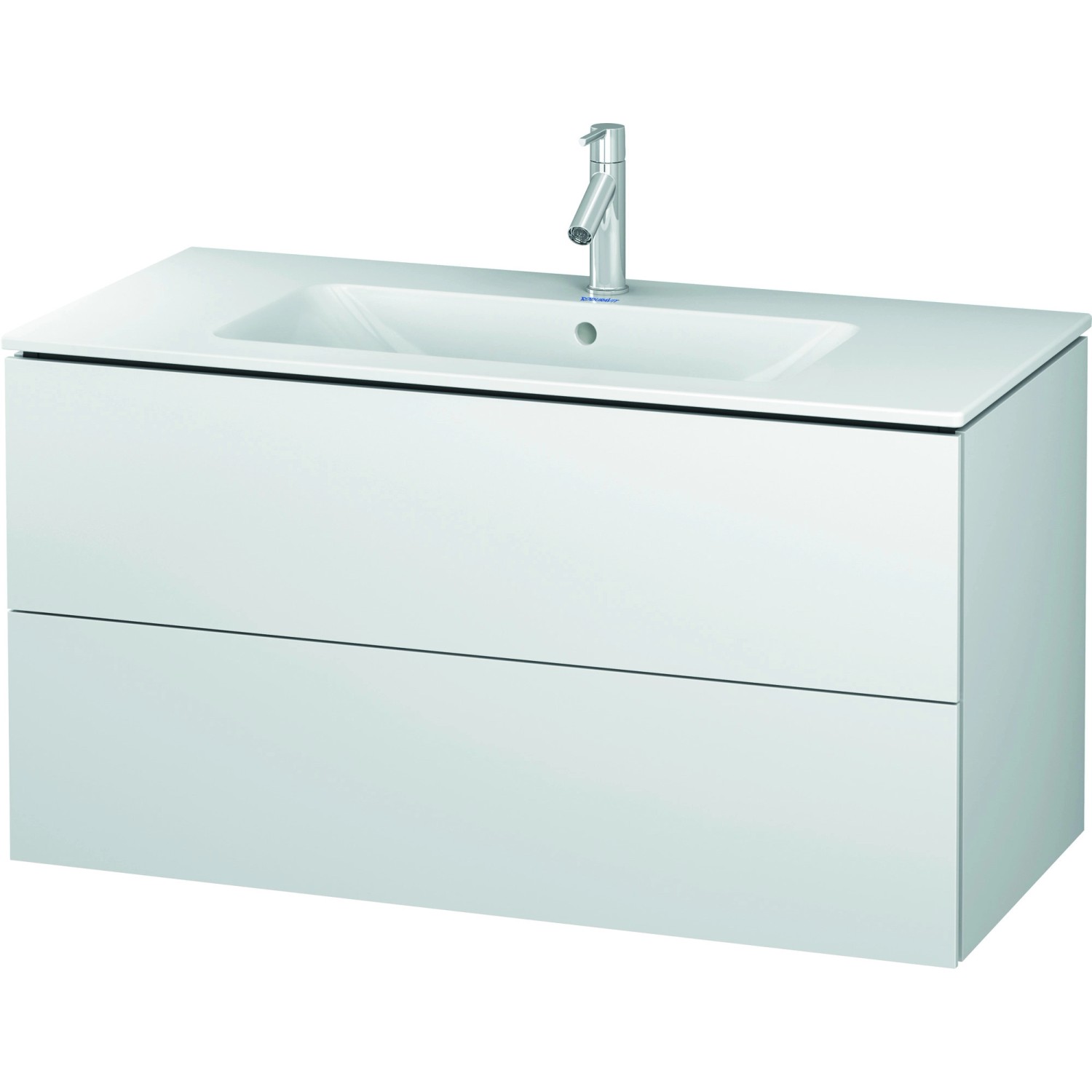 Duravit Waschbeckenunterschrank L-Cube Weiß matt 102 cm von DURAVIT