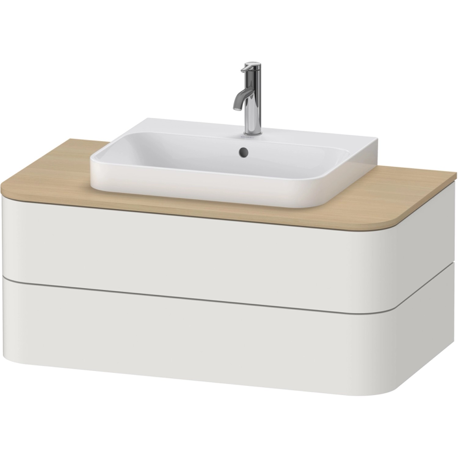 Duravit Waschbeckenunterschrank Happy D.2 Plus Weiß matt 100 cm von DURAVIT