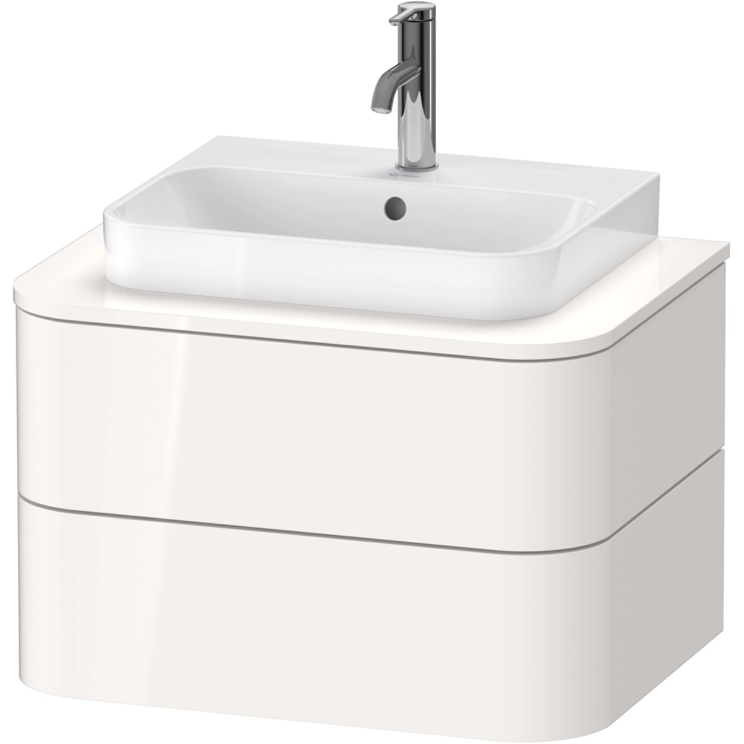 Duravit Waschbeckenunterschrank Happy D.2 Plus Weiß matt 65 cm von DURAVIT