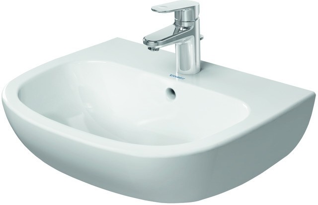 Duravit D-Code Waschtisch Weiß Hochglanz 550 mm - 2310550000 2310550000 von Duravit