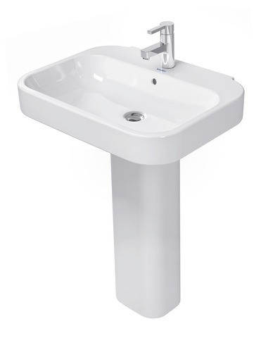 Duravit Happy D.2 Waschtisch Weiß Hochglanz 650 mm - 2316650000 2316650000 von Duravit