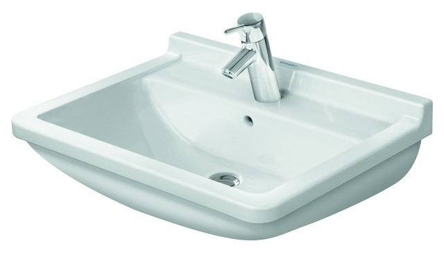 Duravit Starck 3 Waschtisch Weiß Hochglanz 600 mm - 03006000001 03006000001 von Duravit