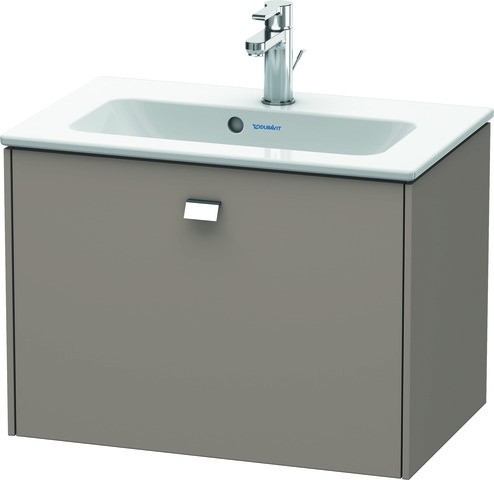 Duravit Brioso Waschtischunterbau wandhängend Basalt Matt 620x389x442 mm - BR401001043 BR401001043 von Duravit