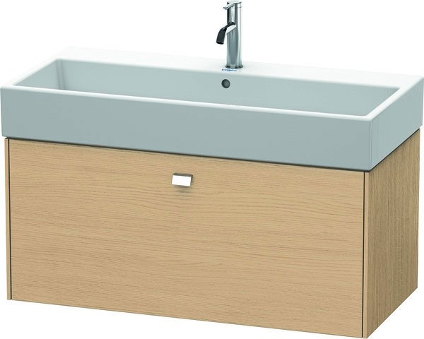 Duravit Brioso Waschtischunterbau wandhängend Natur Eiche Matt 984x459x442 mm - BR405601030 BR405601030 von Duravit