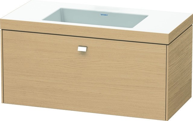 Duravit Brioso c-bonded Set wandhängend Natur Eiche Matt 1000x480x502 mm - BR4602N1030 BR4602N1030 von Duravit