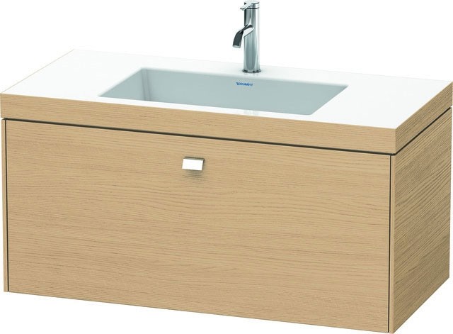 Duravit Brioso c-bonded Set wandhängend Natur Eiche Matt 1000x480x502 mm - BR4602O1030 BR4602O1030 von Duravit