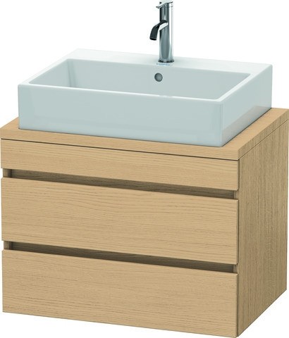 Duravit DuraStyle Konsolenwaschtischunterbau wandhängend Natur Eiche Matt 700x478x512 mm - DS5306030 DS530603030 von Duravit