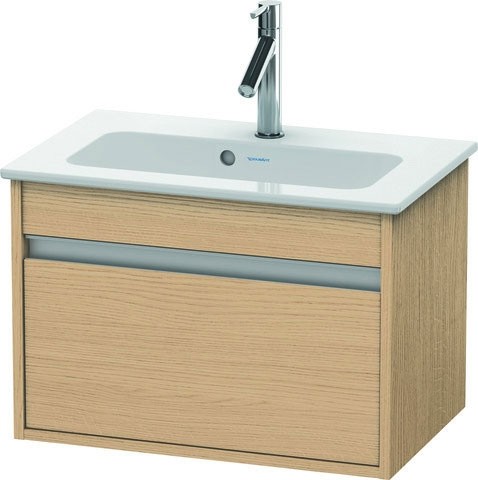 Duravit Ketho Waschtischunterbau wandhängend Natur Eiche Matt 600x385x410 mm - KT642203030 KT642203030 von Duravit