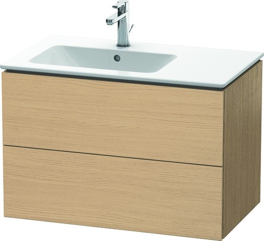 Duravit L-Cube Waschtischunterbau wandhängend Natur Eiche Matt 820x481x550 mm - LC629103030 LC629103030 von Duravit