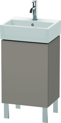 Duravit L-Cube Waschtischunterbau bodenstehend Basalt Matt 434x341x582 mm - LC6750L4343 LC6750L4343 von Duravit