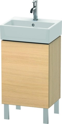 Duravit L-Cube Waschtischunterbau bodenstehend Mediterrane Eiche Matt 434x341x582 mm - LC6750R7171 LC6750R7171 von Duravit