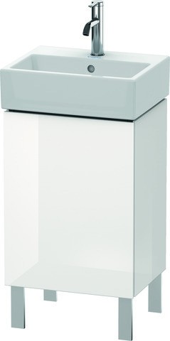 Duravit L-Cube Waschtischunterbau bodenstehend Weiß Hochglanz 434x341x582 mm - LC6750R2222 LC6750R2222 von Duravit