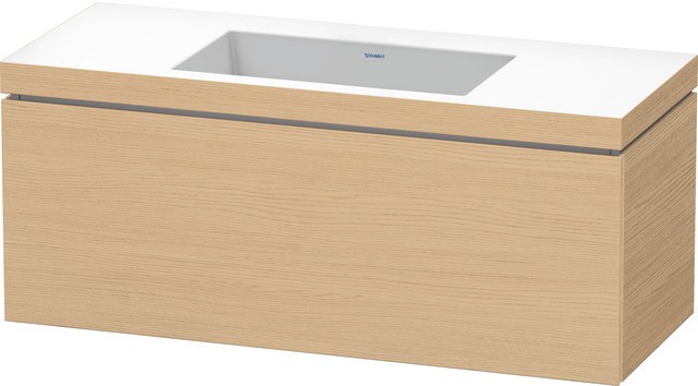 Duravit L-Cube c-bonded Set wandhängend Natur Eiche Matt 1200x480x500 mm - LC6919N3030 LC6919N3030 von Duravit