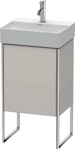 Duravit XSquare Waschtischunterbau bodenstehend Betongrau Matt 434x340x739 mm - XS4441L0707 XS4441L0707 von Duravit