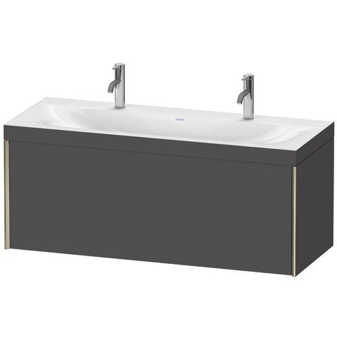 Duravit XViu c-bonded Set wandhängend Graphit Matt 1200x480x503 mm - XV4613OB149C XV4613OB149C von Duravit