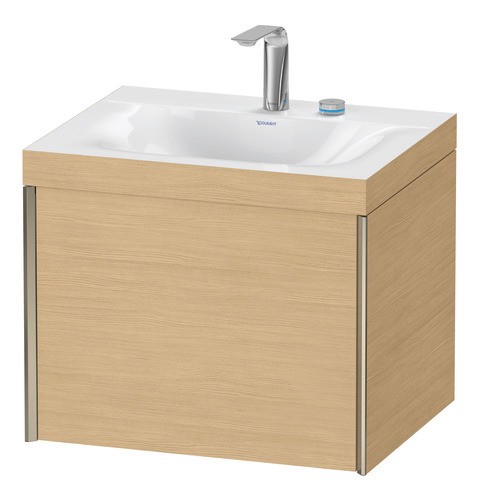 Duravit XViu c-bonded Set wandhängend Natur Eiche Matt 600x480x503 mm - XV4609EB130C XV4609EB130C von Duravit