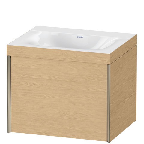 Duravit XViu c-bonded Set wandhängend Natur Eiche Matt 600x480x503 mm - XV4609NB130C XV4609NB130C von Duravit