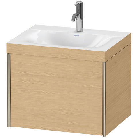 Duravit XViu c-bonded Set wandhängend Natur Eiche Matt 600x480x503 mm - XV4609OB130C XV4609OB130C von Duravit