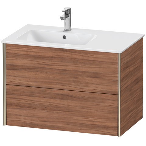 Duravit XViu Waschtischunterbau wandhängend Nussbaum Matt 810x480x560 mm - XV41580B179 XV41580B179 von Duravit