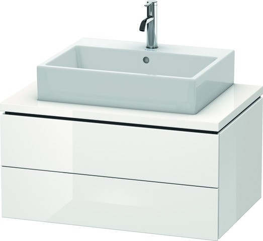 Duravit L-Cube Konsolenwaschtischunterbau wandhängend Weiß Hochglanz 820x547x400 mm - LC581708585 LC581708585 von Duravit