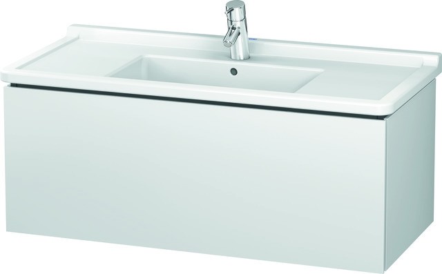 Duravit L-Cube Waschtischunterbau wandhängend Weiß Matt 1020x469x408 mm - LC616601818 LC616601818 von Duravit