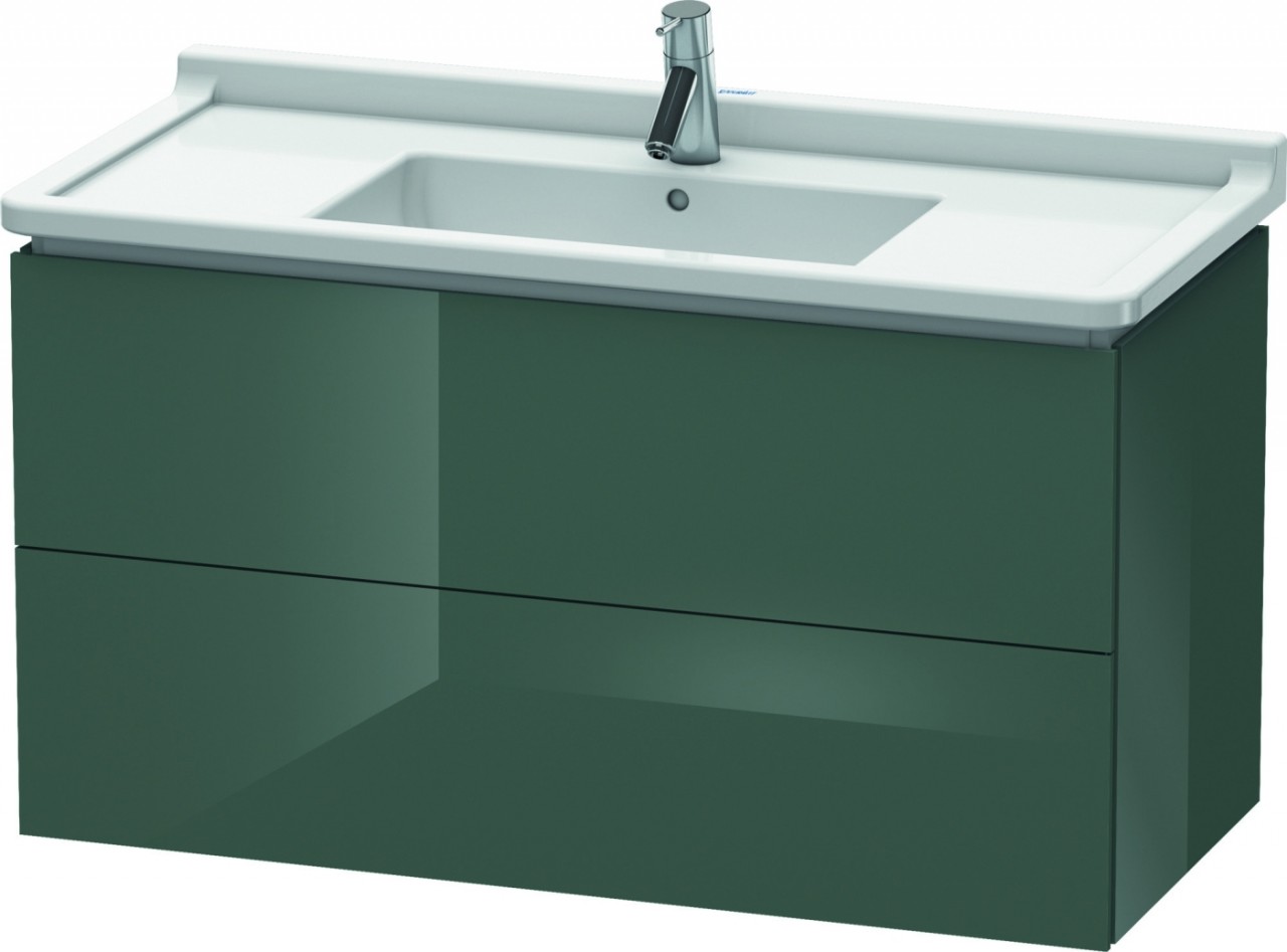 Duravit L-Cube Waschtischunterbau wandhängend Dolomiti Grau Hochglanz 1020x469x558 mm - LC626603838 LC626603838 von Duravit