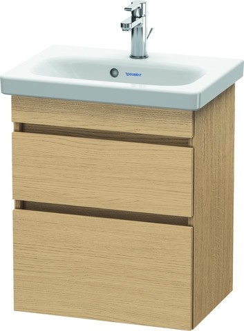 Duravit DuraStyle Waschtischunterbau wandhängend Natur Eiche Matt 500x368x610 mm - DS640303030 DS640303030 von Duravit