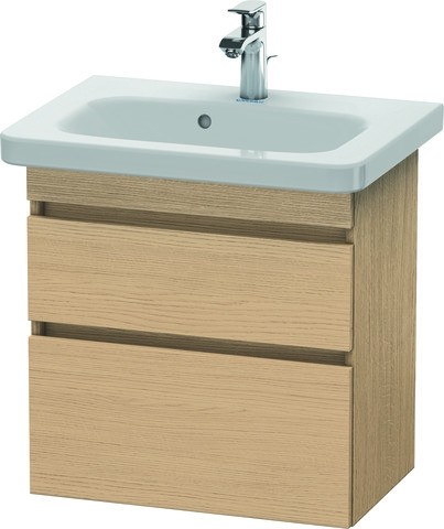 Duravit DuraStyle Waschtischunterbau wandhängend Natur Eiche Matt 580x368x610 mm - DS647903030 DS647903030 von Duravit