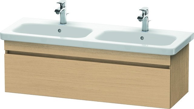 Duravit DuraStyle Waschtischunterbau wandhängend Natur Eiche Matt 1230x448x398 mm - DS639803030 DS639803030 von Duravit