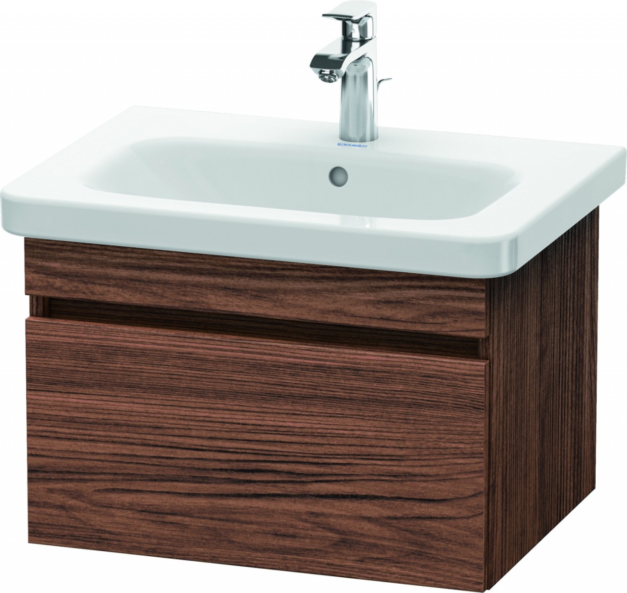 Duravit DuraStyle Waschtischunterbau wandhängend Nussbaum dunkel Matt 580x448x398 mm - DS638002121 DS638002121 von Duravit