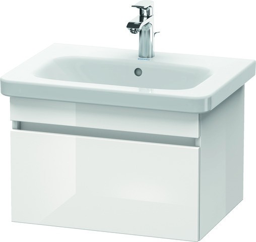 Duravit DuraStyle Waschtischunterbau wandhängend Natur Eiche & Basalt Matt 580x448x398 mm - DS638003 DS638003043 von Duravit