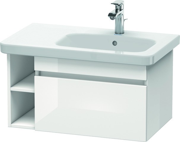 Duravit DuraStyle Waschtischunterbau wandhängend Natur Eiche & Weiß Matt 730x448x398 mm - DS63930301 DS639303018 von Duravit