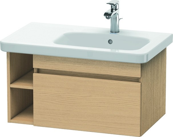 Duravit DuraStyle Waschtischunterbau wandhängend Natur Eiche Matt 730x448x398 mm - DS639303030 DS639303030 von Duravit