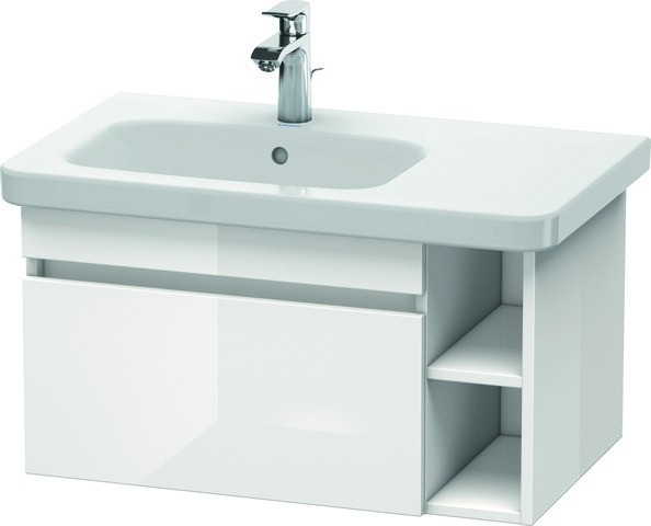 Duravit DuraStyle Waschtischunterbau wandhängend Natur Eiche & Basalt Matt 730x448x398 mm - DS639403 DS639403043 von Duravit