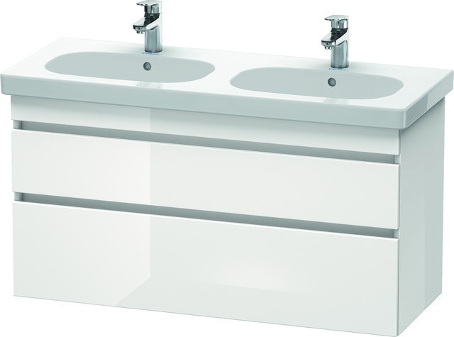 Duravit DuraStyle Waschtischunterbau wandhängend Natur Eiche & Basalt Matt 1150x453x610 mm - DS64860 DS648603043 von Duravit