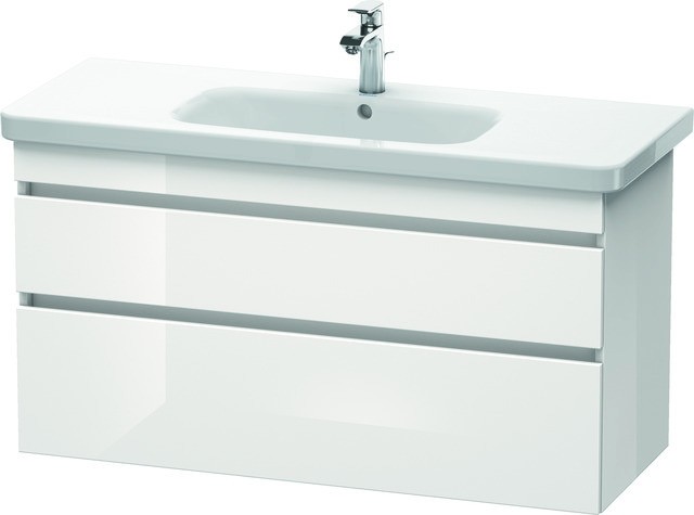 Duravit DuraStyle Waschtischunterbau wandhängend Graphit & Weiß Matt 1130x448x610 mm - DS649504918 DS649504918 von Duravit