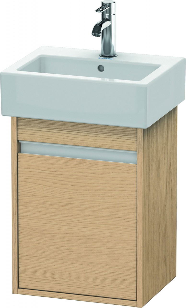 Duravit Ketho Waschtischunterbau wandhängend Natur Eiche Matt 400x320x550 mm - KT6630R3030 KT6630R3030 von Duravit