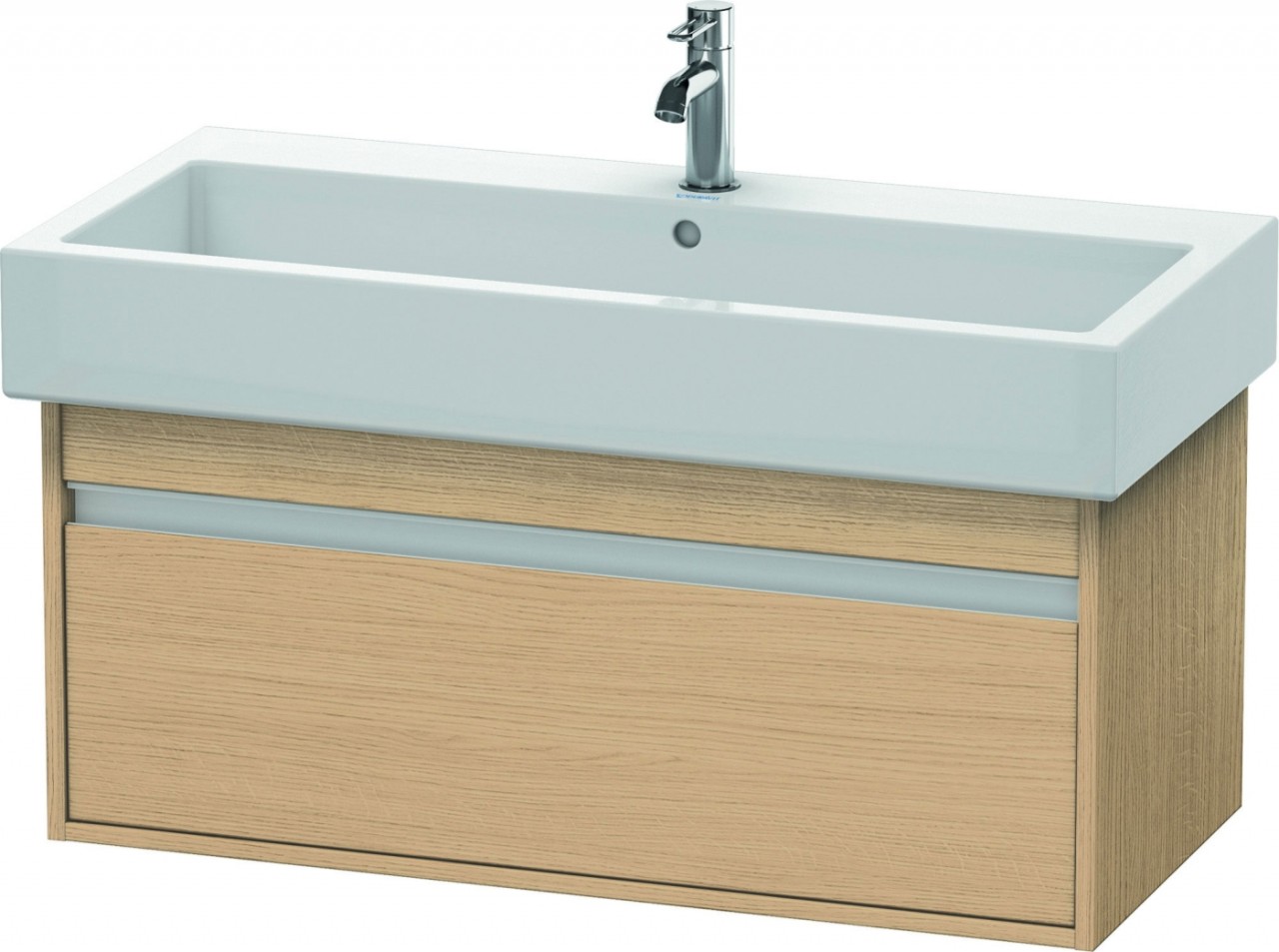 Duravit Ketho Waschtischunterbau wandhängend Natur Eiche Matt 950x440x410 mm - KT668803030 KT668803030 von Duravit